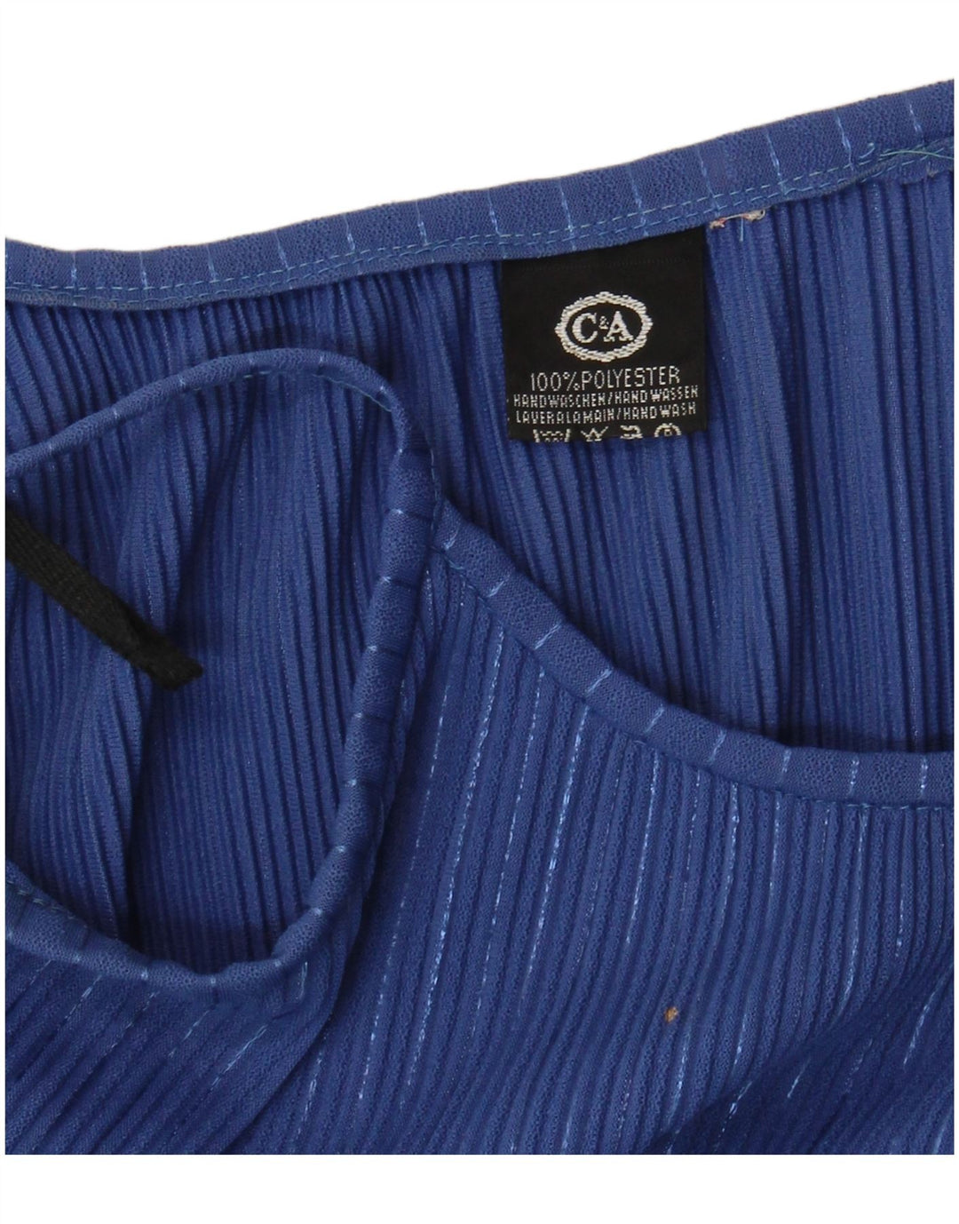 Prendisole da donna C&A UK 10 piccolo in poliestere a righe blu