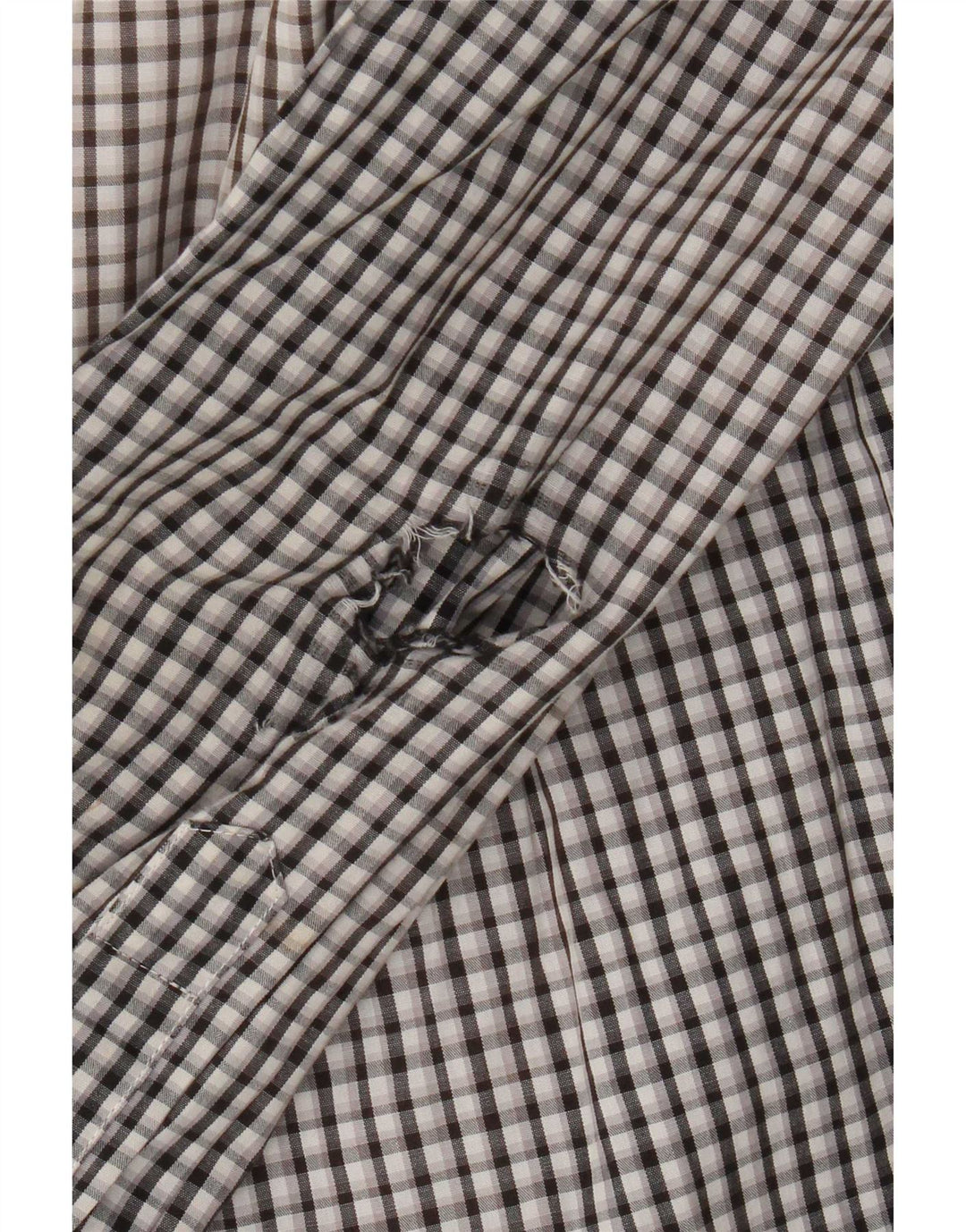 Camicia Carrera da uomo vestibilità regolare, cotone a quadri neri grandi
