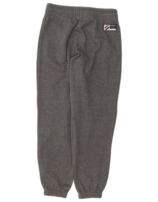 Pantaloni da tuta da donna SUPERDRY Joggers UK 8 Small Cotone grigio