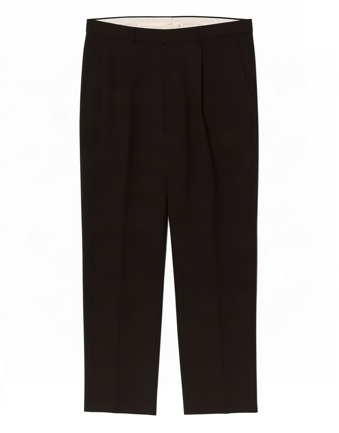 Pantaloni chino dritti da uomo Marks & Spencer W34 L29 poliestere nero