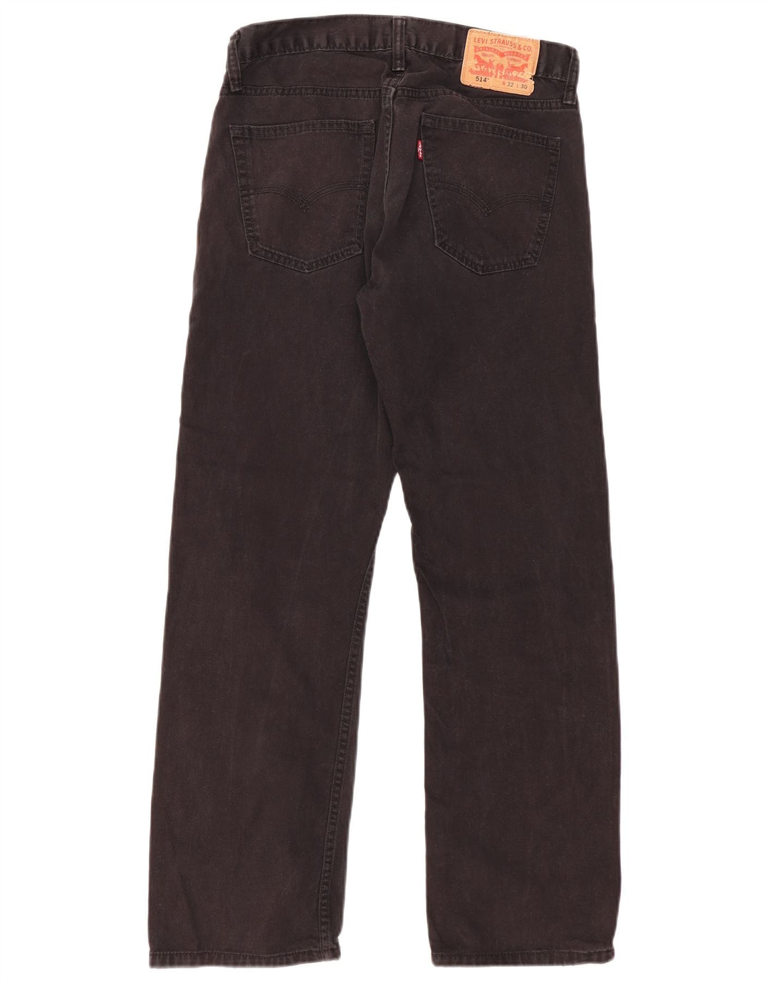 LEVI'S Jeans dritti da uomo 514 W32 L30 cotone nero