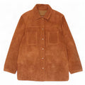 Giacca Pelle Scamosciata Donna Privilegi IT 46 Large Pelle Marrone