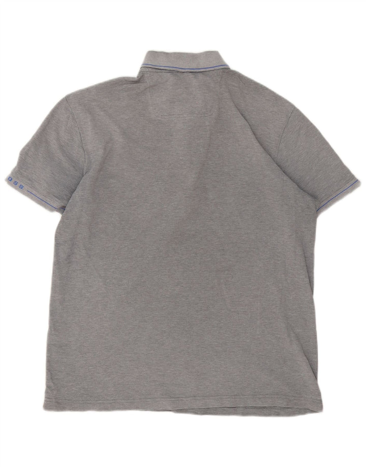 Polo slim fit da uomo Hugo Boss XL grigia