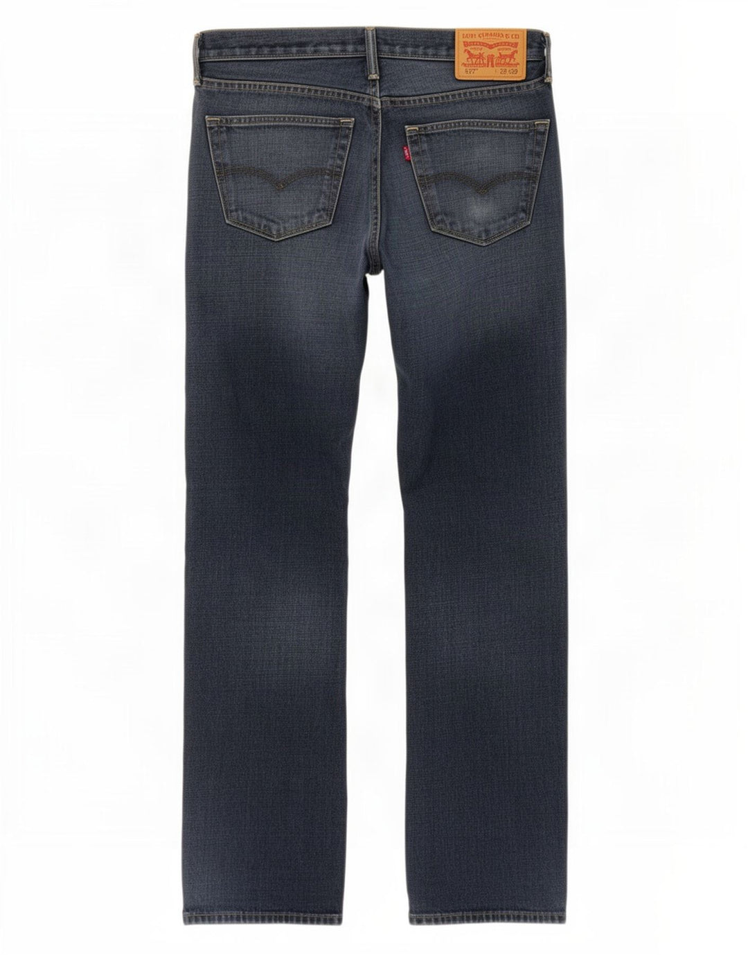 Levi's Uomo 527 Jeans Bootcut W33 L32 Cotone Blu