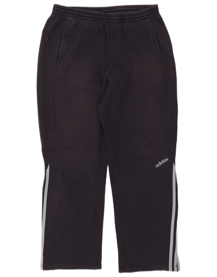Pantaloni da tuta da uomo Adidas Large in cotone blu navy