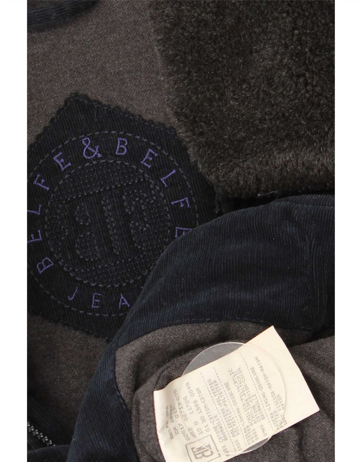 Giacca imbottita in velluto a coste Belfe & da uomo UK 38 Cotone medio blu navy