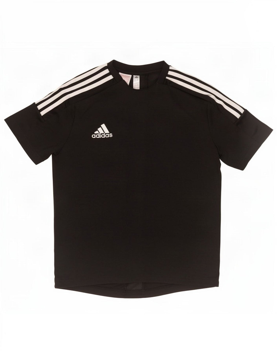 T-shirt Adidas Climalite da bambino 13-14 anni in poliestere nero