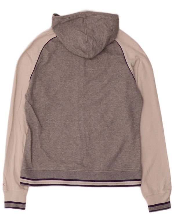 Maglione con cappuccio e zip Champion da donna Heritage Fit UK 16 Large Grigio