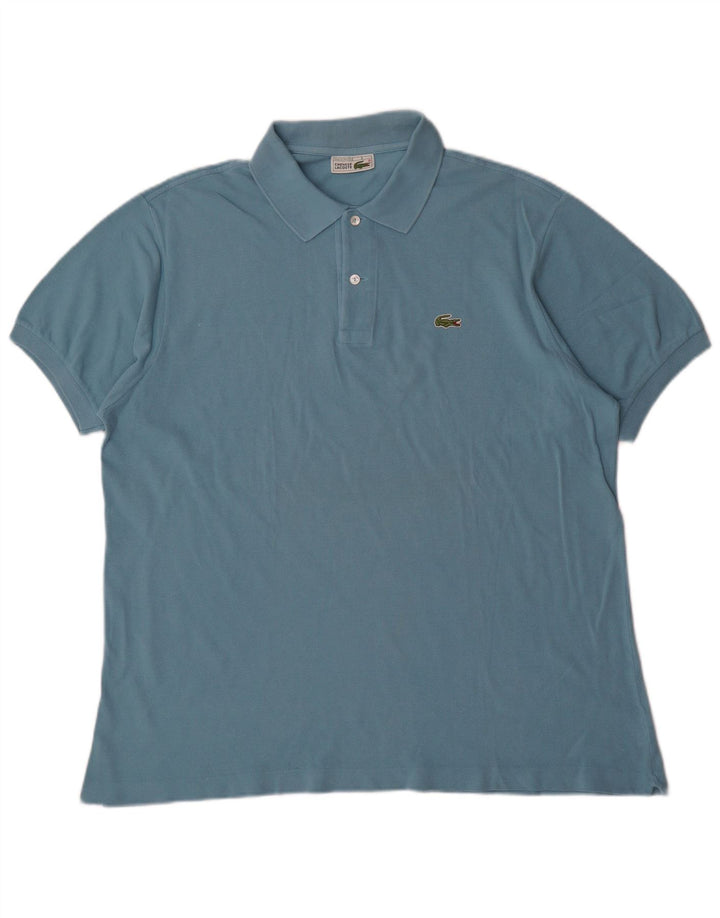 Polo da uomo LACOSTE taglia 6 XL in cotone blu