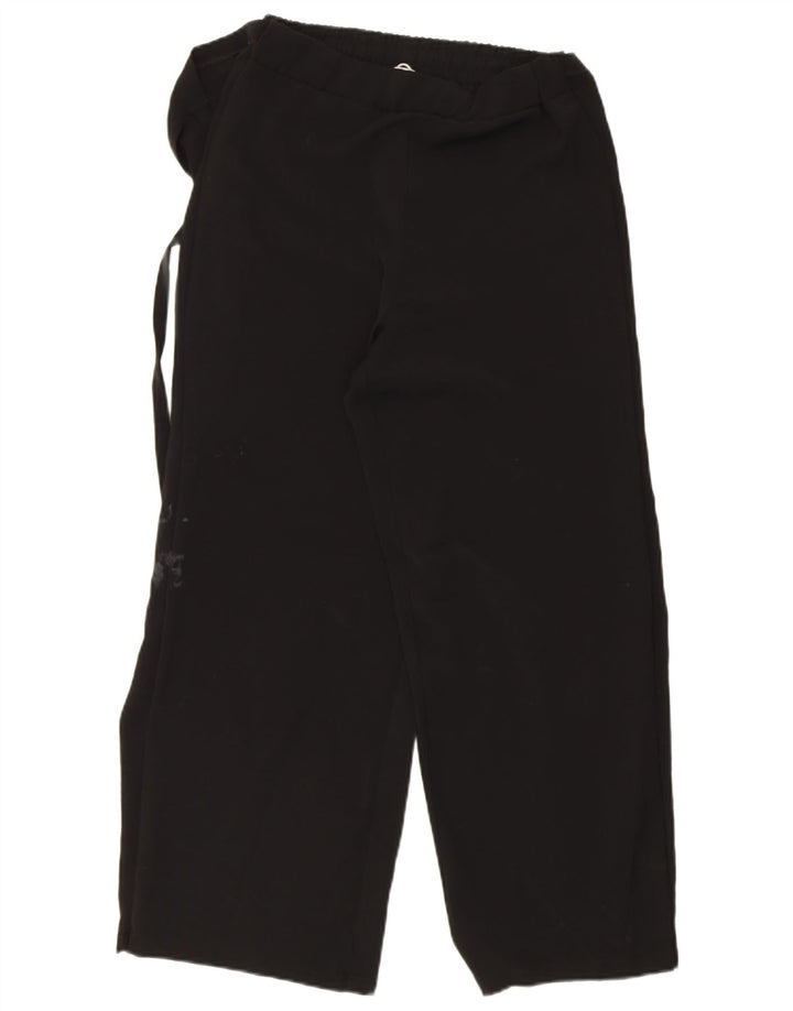 Pantaloni casual avvolgenti da donna Zara medi W30 L27 poliestere nero
