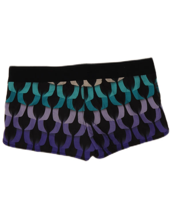 Pantaloncini casual da donna Hurley US 10 Large W34 multicolore geometrico
