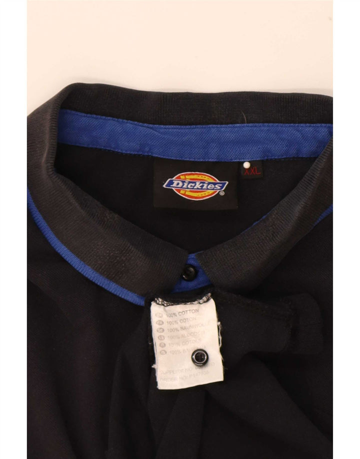 Polo da uomo Dickies 2XL in cotone nero