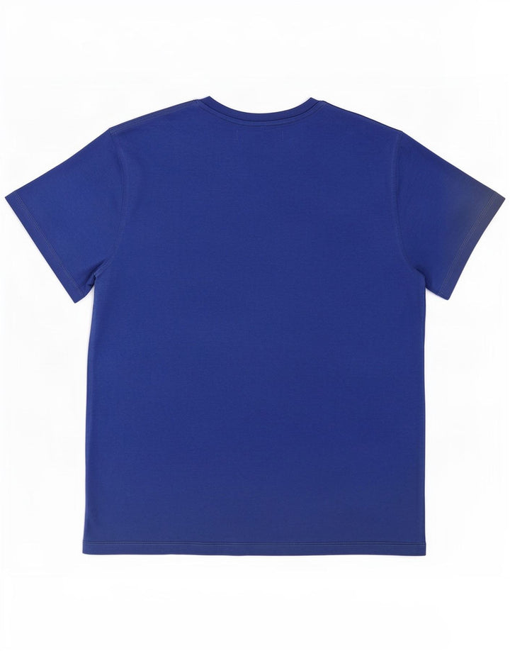 T-shirt da uomo French Connection Top blu medio cotone