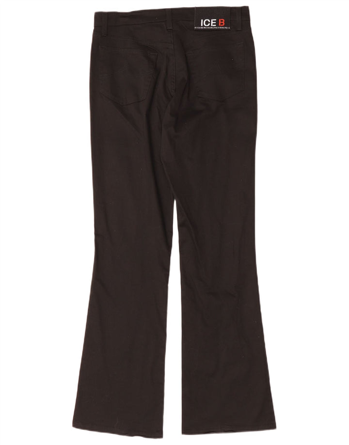 Pantaloni casual bootcut da donna Iceberg W28 L30 cotone nero