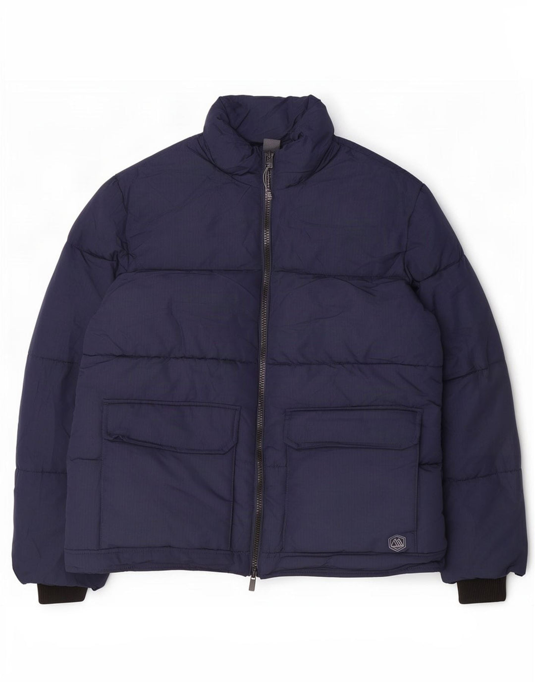 Giacca imbottita da uomo Marks & Spencer UK 42 XL poliestere blu navy