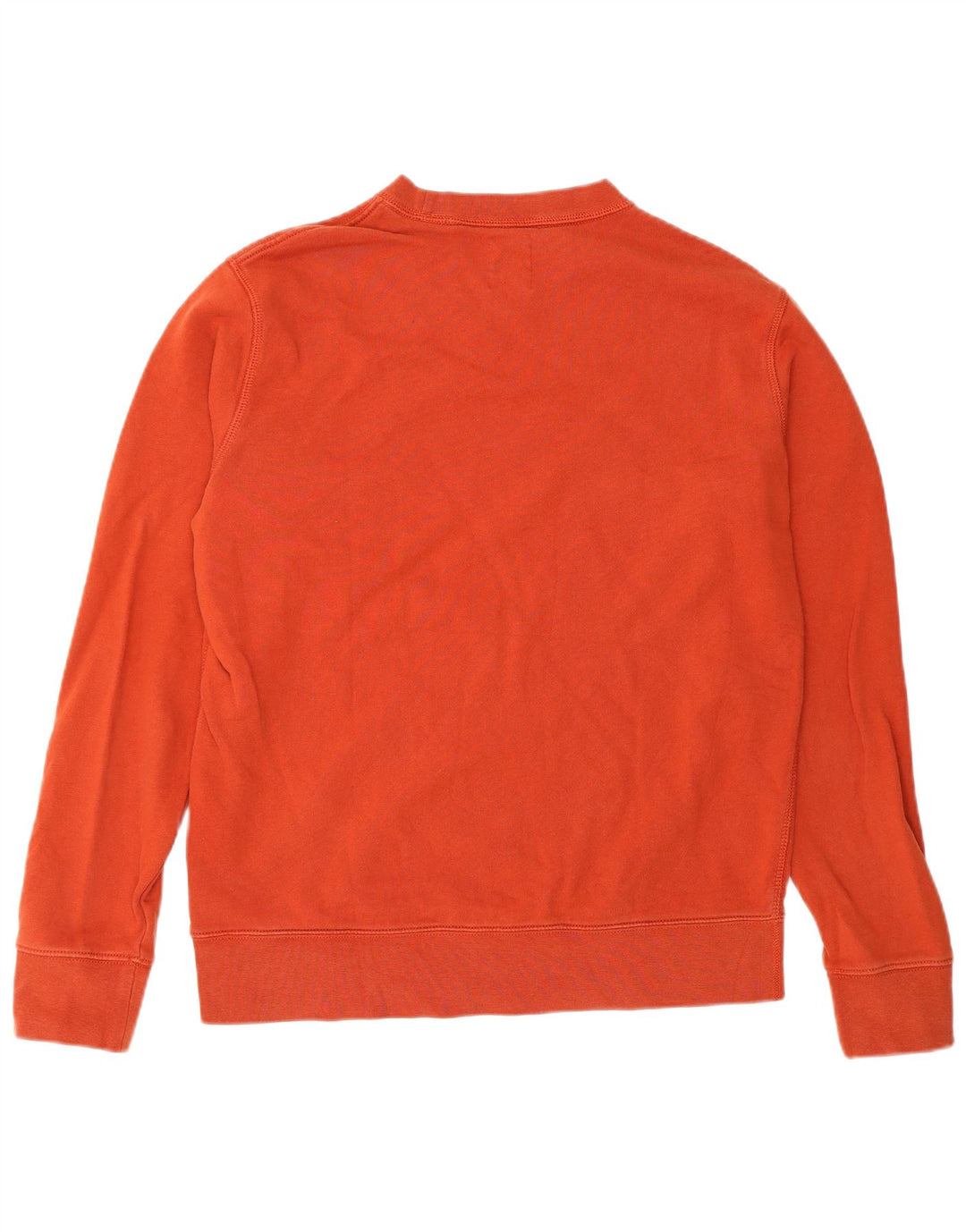 Felpa da uomo Marks & Spencer in cotone arancione medio