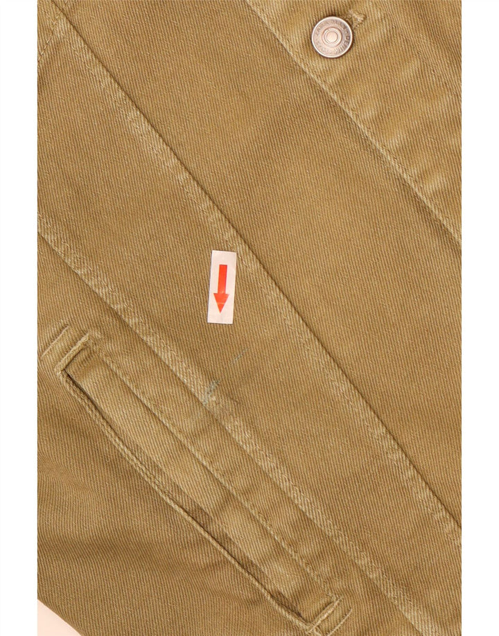 Giacca di jeans da uomo Zara UK 38 media kaki