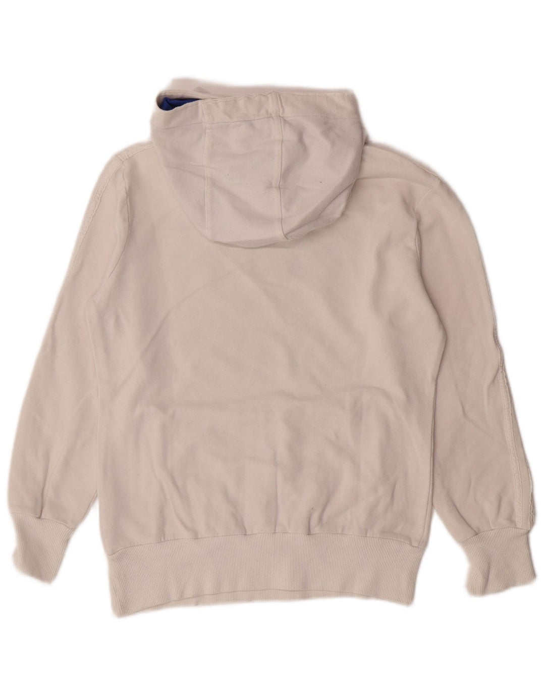 Felpa con cappuccio grafica da donna ADIDAS UK 12 cotone bianco medio