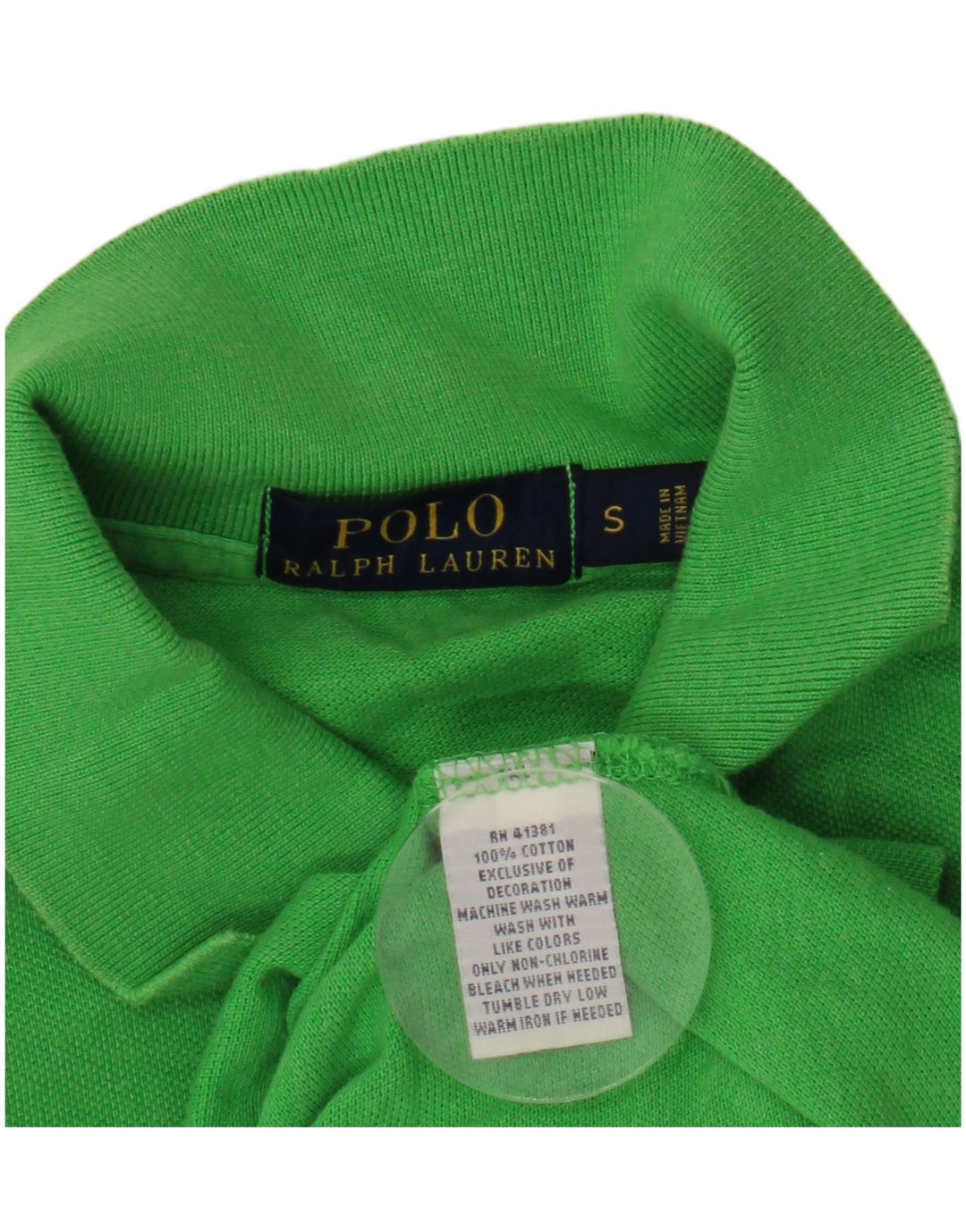 POLO RALPH LAUREN Polo Uomo Piccola Verde Cotone