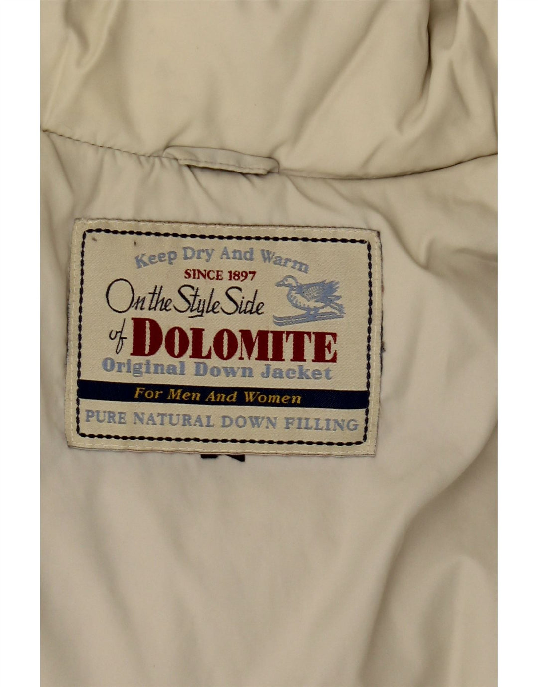 Giacca imbottita da uomo Dolomite UK 36 Small Beige