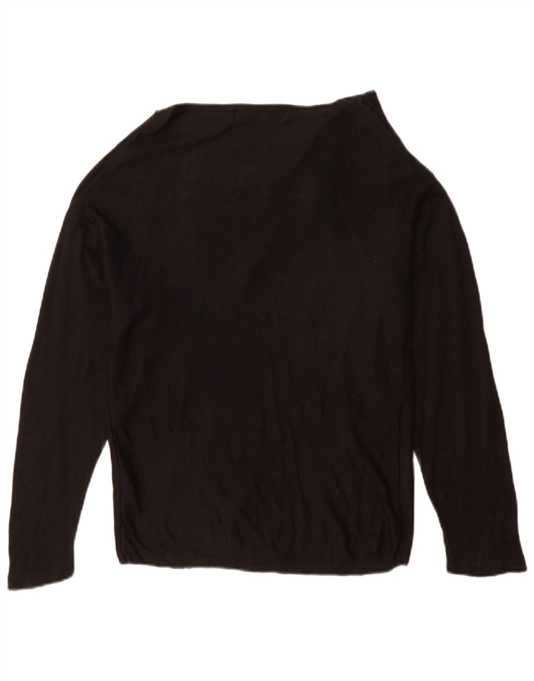 Top Zara da donna a maniche lunghe UK 14 viscosa nera media