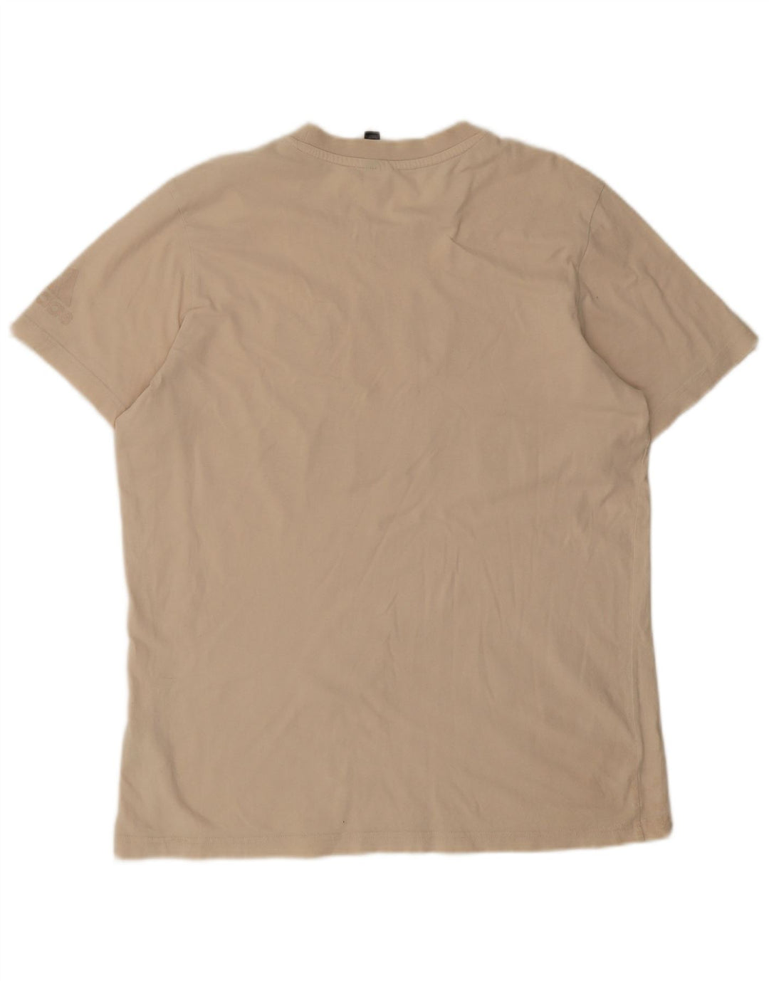 Maglietta grafica da uomo Adidas Top grande beige