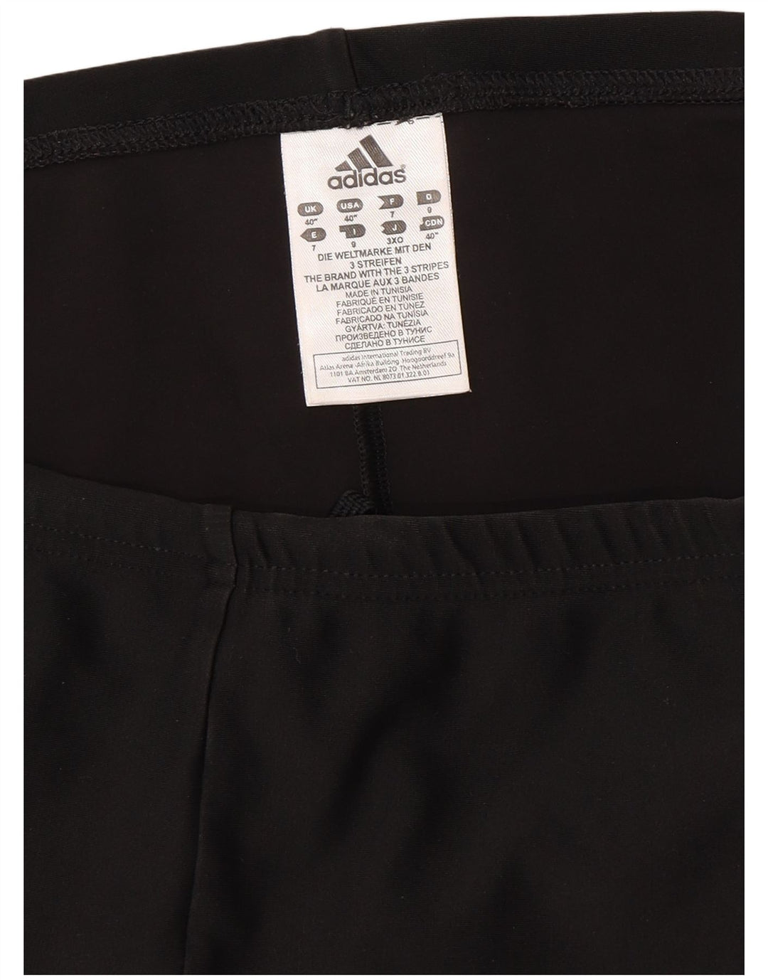 Pantaloncini sportivi da uomo ADIDAS UK 40 medio nero poliestere