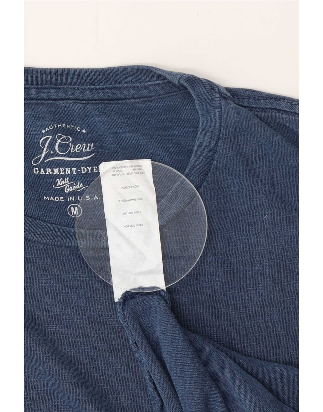J. Crew T-shirt da uomo Top medio blu navy Cotone