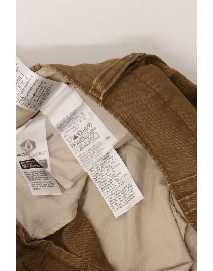 Pantaloni cargo dritti da uomo Levi's W30 L32 cotone kaki