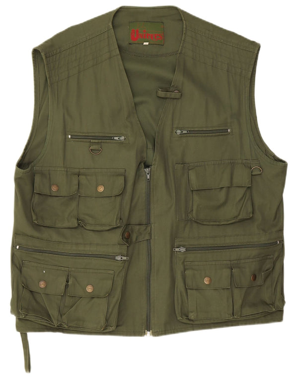 Gilet multiuso da uomo Univers UK 44 2XL cotone kaki