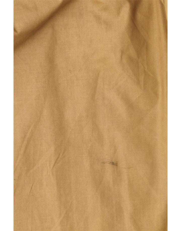 Trench da uomo vintage IT 50 grande in poliestere beige