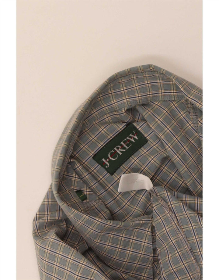 Camicia da uomo J. Crew in cotone a quadri grandi blu
