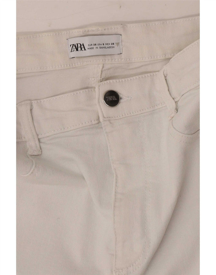 Jeans Jeggings da donna Zara EU 38 Small W28 L28 Bianco