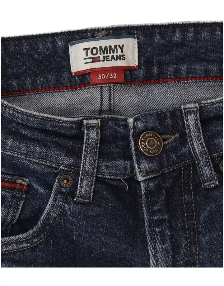 Jeans slim da uomo Tommy Hilfiger W30 L32 cotone blu