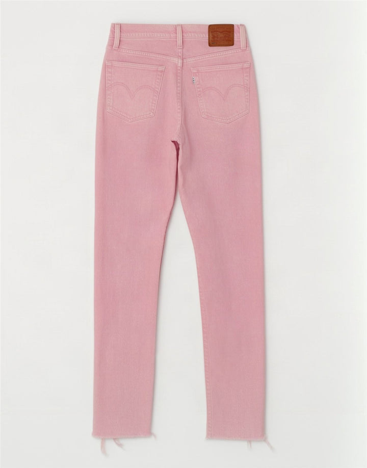 Jeans dritti Levi's 501 da donna piccoli W27 L29 rosa