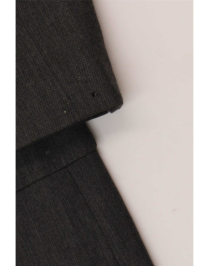 Giacca blazer da uomo a 2 bottoni Hugo Boss EU 52 XL lana vergine grigia