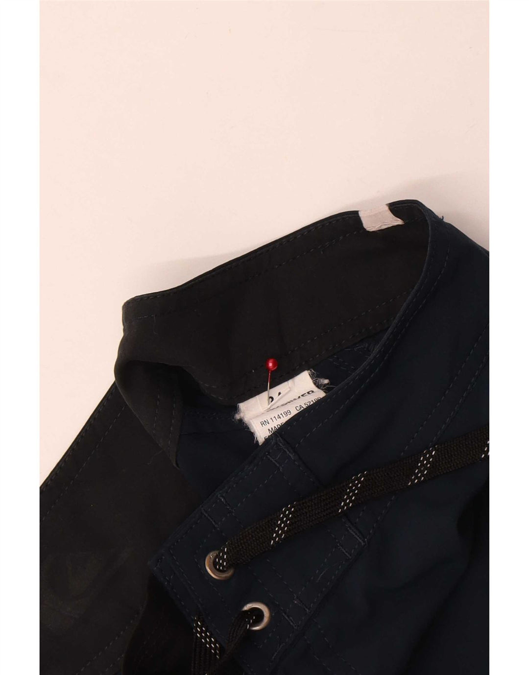 Pantaloncini da bagno da uomo Quiksilver grandi in poliestere blu navy