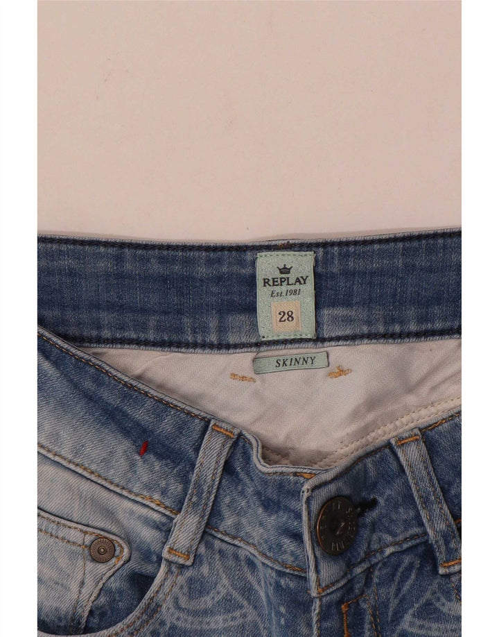 Jeans skinny da donna Replay W28 L30 Blu