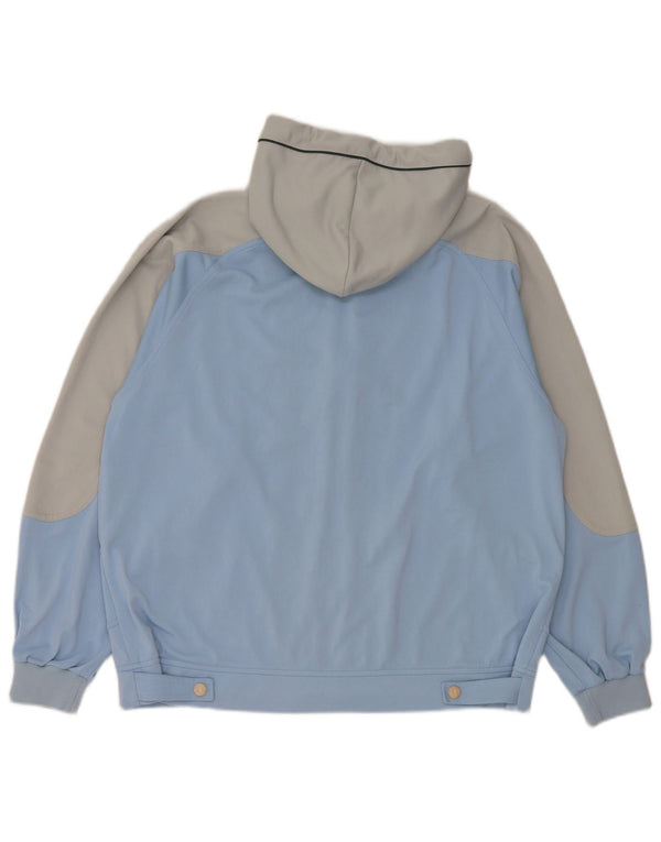 Giacca sportiva da uomo con cappuccio Champion, piccola, in poliestere color block blu