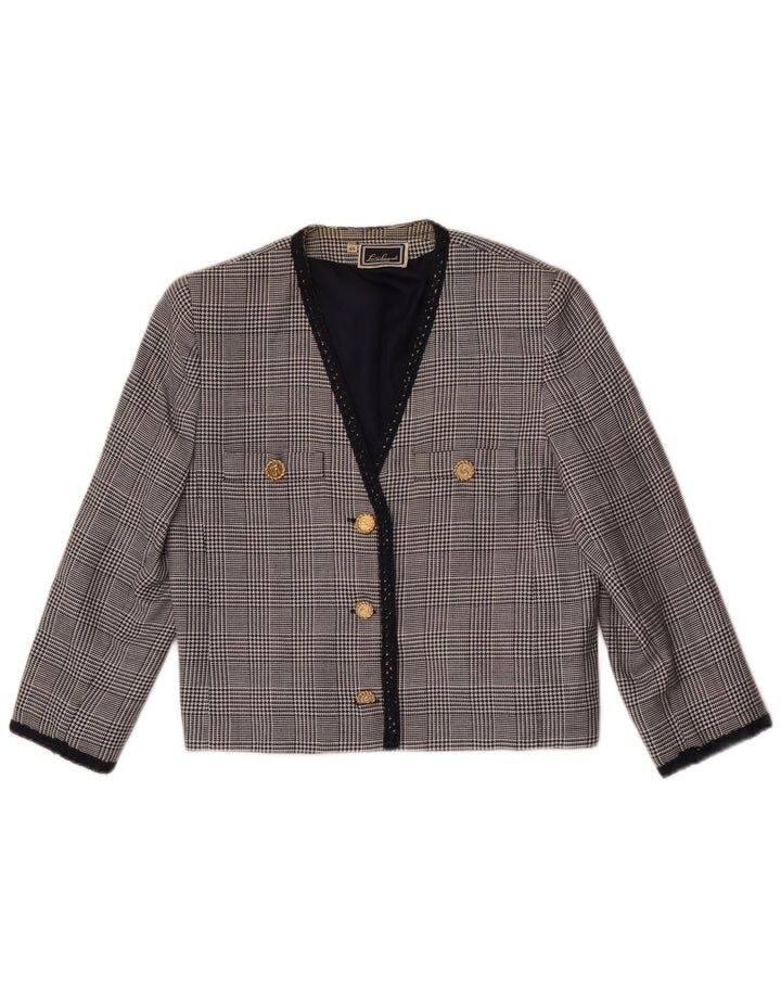 Giacca blazer da donna con maniche a 3/4 Luisa Spagnoli IT 44 Grigio medio