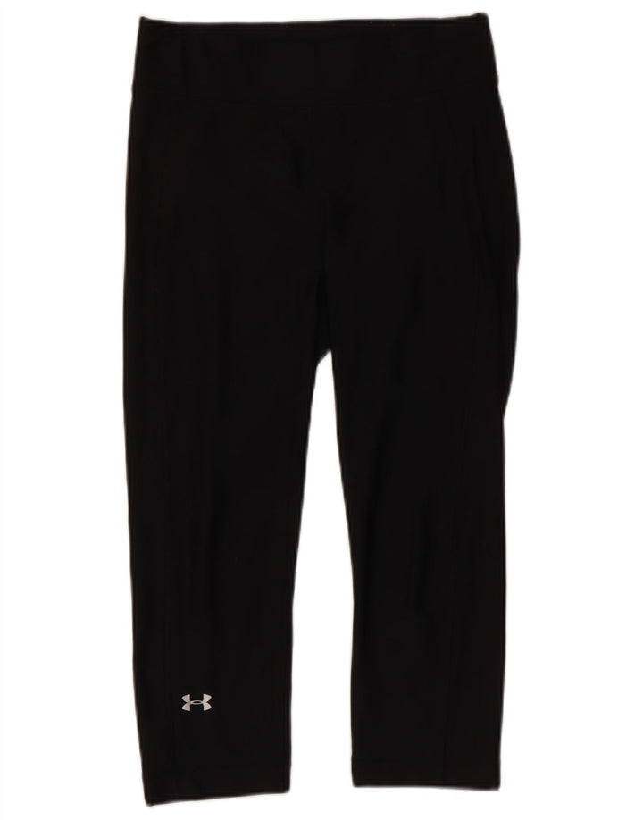 Leggings Capri a compressione da donna Under Armour UK 10 piccoli neri