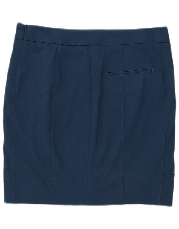 Minigonna da donna Calvin Klein US 4 Small W28 viscosa blu