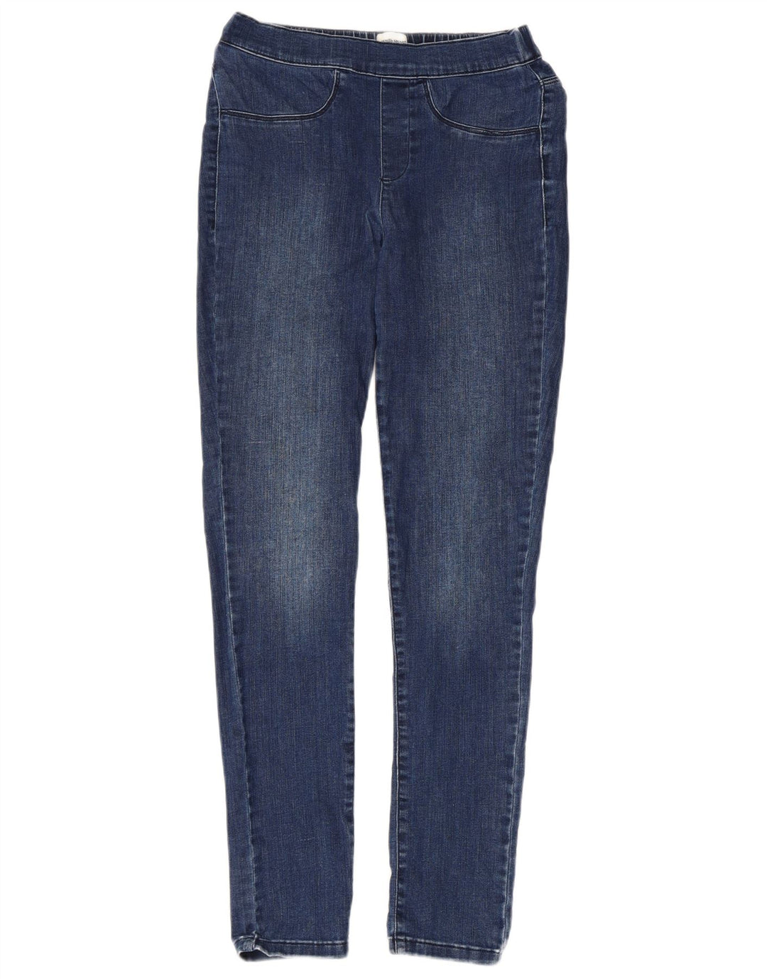 WHITE STUFF Jeans Jegging da donna UK 10 Small W28 L29 Cotone blu