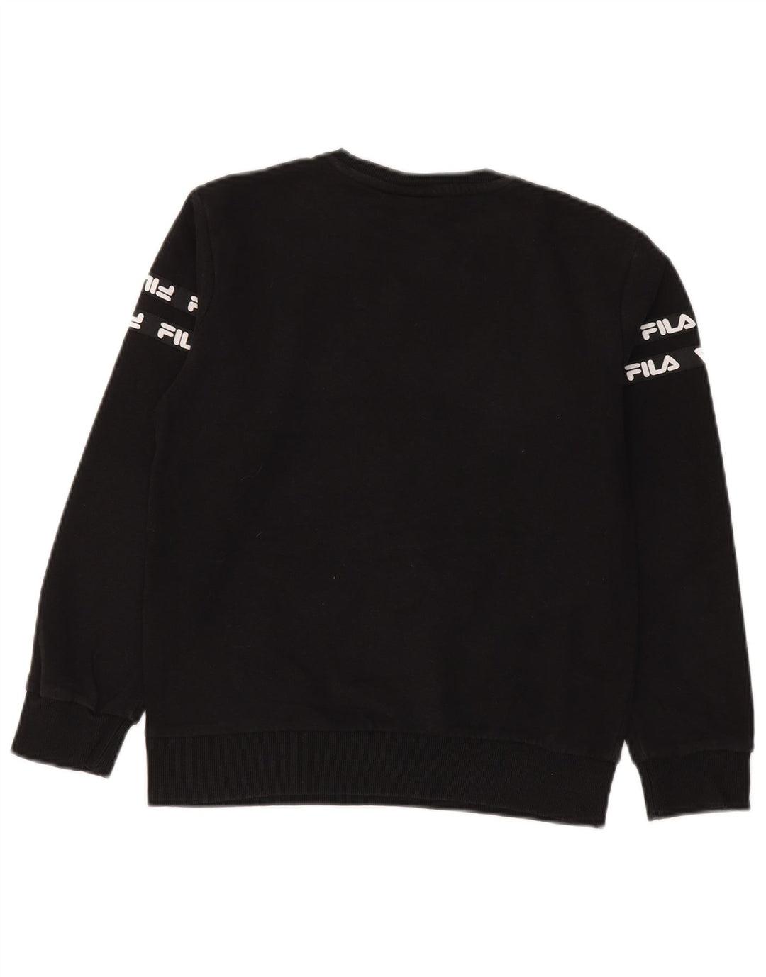 Felpa grafica da bambino Fila 11-12 anni in cotone nero