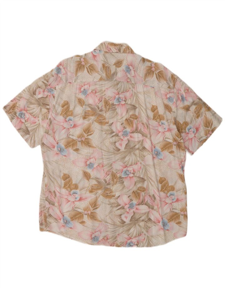 Camicia a maniche corte da uomo Hunter XL floreale multicolore