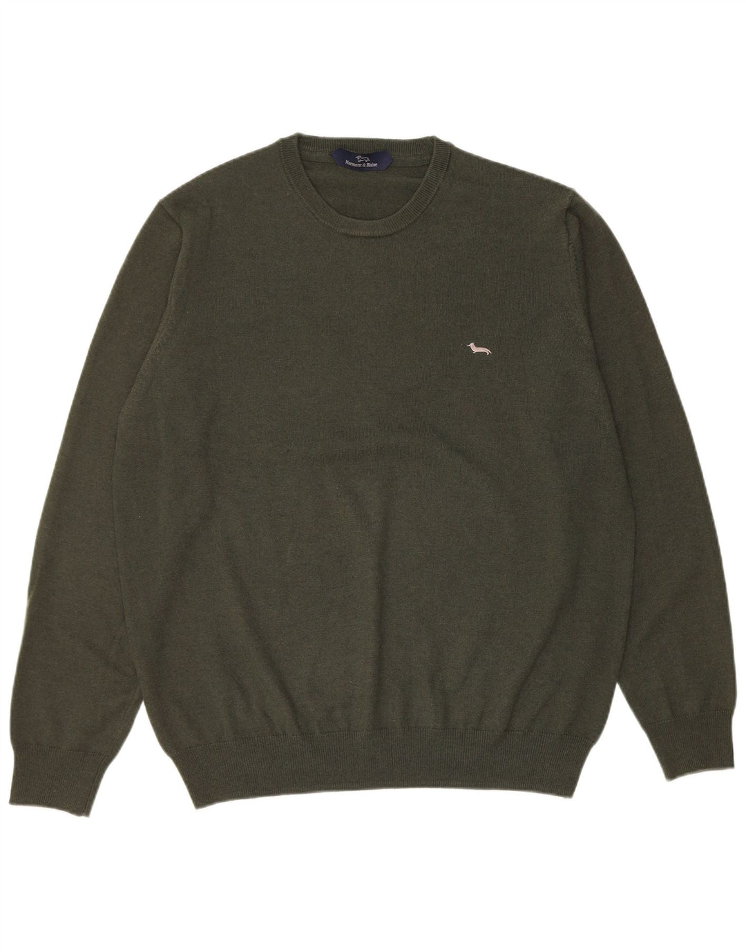Maglione maglione girocollo da uomo Harmont & Blaine XL lana verde