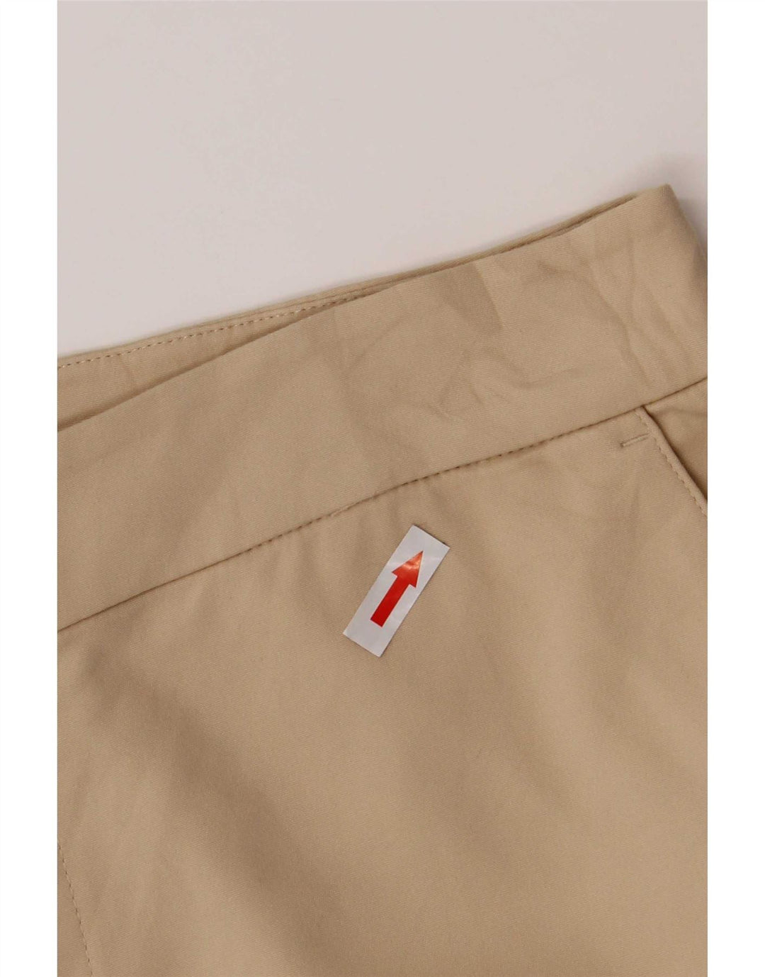 Pantaloncini chino da donna Chaps US 8 medi W32 in cotone beige