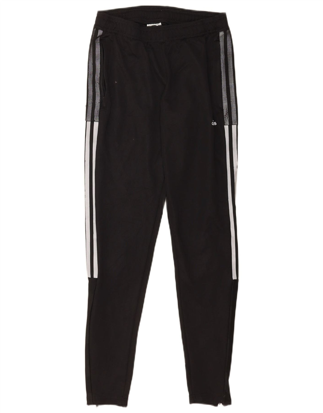 Pantaloni della tuta da donna Adidas UK 4/6 XS poliestere nero