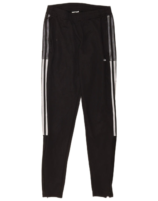 Pantaloni della tuta da donna Adidas UK 4/6 XS poliestere nero