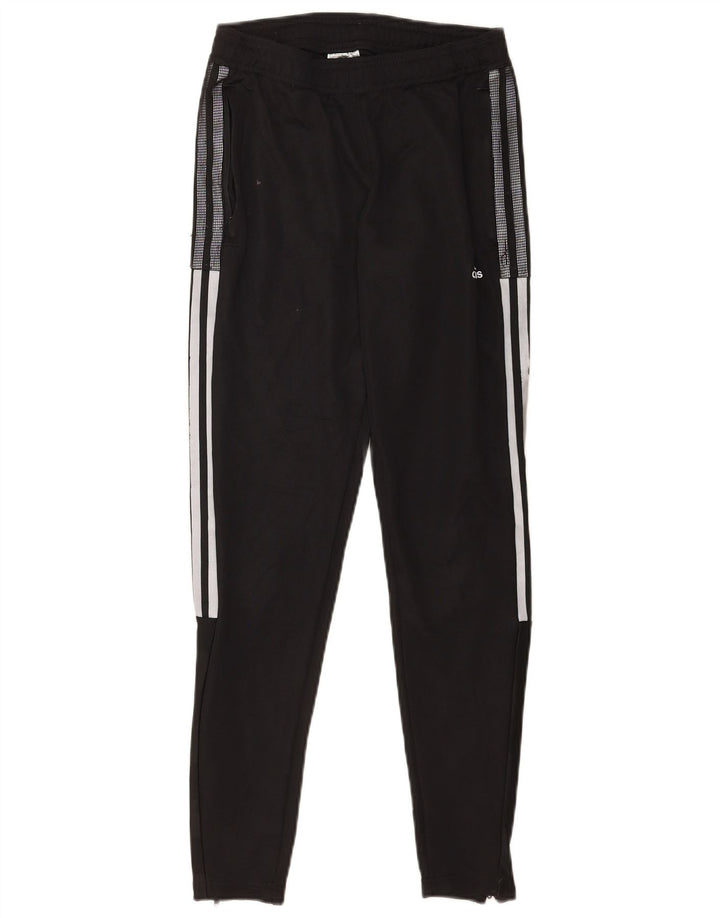 Pantaloni della tuta da donna Adidas UK 4/6 XS poliestere nero